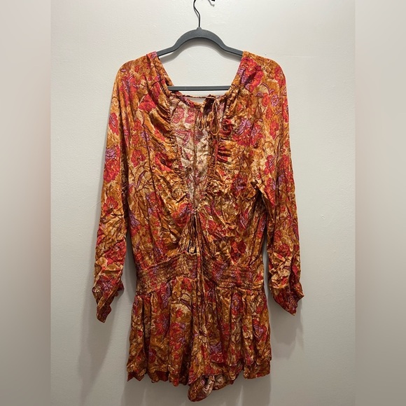 Free People Dance Till Dawn Romper in Medium - Picture 3 of 9